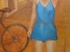 Blue Girl in Old Krakow